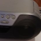 Sony Cfd-s05 Boombox Cd Player Cassette Am fm Headphone Jack Silver black