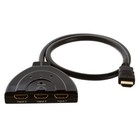 3x1 Hdmi Pigtail Switcher Hdmi Switch Cable Selector 1080p Full Hd Tv Pc Monitor