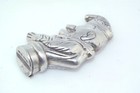 Vtg Mr Punch Sterling Silver Match Safe Holder Vesta Punch   Judy 925