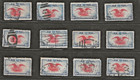 C-23 100 Used Airmail Stamps  Very Nice Collection