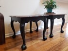 Refinished Vintage Queen Anne Side Tables end Tables night Stands