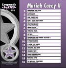 Legends Karaoke Cd g Mariah Carey Vol-218 Pop Hits