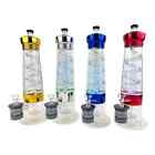 14-inch Lava Lamp Bong Electric Led Glass Hookah Smoking Water Pipe Multi-color