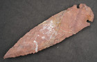 Delicate Lines 4 9  Flint Spearhead Head Knife Tool Blade Arrowhead I-684