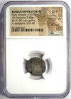 Marc Antony Ar Denarius Silver Galley Legion Xii Coin 32 Bc - Ngc Choice Fine