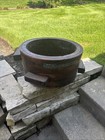 Unknown Antique Primitive Wooden   Brass Drum Wood