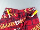Kids Shorts Vintage 1970s Demin Cutoffs Multicolor Graffiti Style