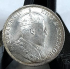 1904 Hong Kong  Prc  china  Five 5 Cents Km  12  Silver  Edward Vii  Gem Unc  