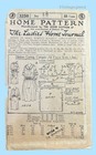 Ladies Home Journal 3258  1920s Uncut Misses Dress Sz 34b Vintage Sewing Pattern