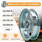 3x 033-2000-00 Flat Idler Pulley Fit Bad Boy Zt Series 48  50  54  60  033720125