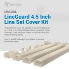 Mrcool Lineguard Line Set Outdoor Cover For Ductless Mini Split System  Tan