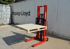 4400lbs Manual Pallet Stacker Hydraulic Pump Walkie Stacker Forklift Reach Palle