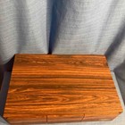 Vintage Teac Minidisc Storage Case -wood Box With 3 Trays - Holds 39 Mds