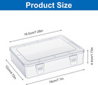 12 Pack Clear Stackable Storage Boxes With Lids - Ideal For Home   Office