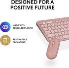 Logitech Pebble 2 Slim Bluetooth Combo Wireless Keyboard   Mouse Pc   Mac Pink