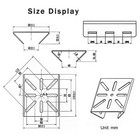 Pole Mount Adapter Bracket For Cctv Security Camera Ptz Dome Vertical Pole Mount