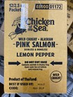Wild Caught Alaskan Pink Salmon With Lemon Pepper 12 Pack 2 5 Ounce Pouches