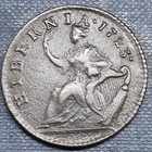 1723 Hibernia Half Penny Colonial Copper Token High Grade