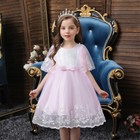 Kids Flower Girls Bow Princess Tutu Dress Wedding Pageant Bridesmad Party Gown