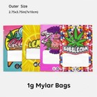 100 Odor-proof Matte Mylar Zip Seal Bags Resealable Storage Bags With Window
