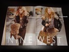 Nine West Footwear   Accessories 4-page Print Ad Fall 2010 Constance Jablonski