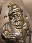 Antique Santa Chocolate Mold 7 75    Unmarked