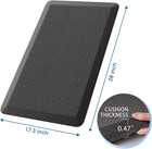 Kitchen Mat Cushioned Anti-fatigue Floor Mat Water Resistant Non-slip Mats And R