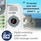Vtech Cs6124 Dect 6 0 Cordless Phone Answering System 1 Handset White