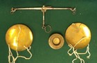 19th Century Traveling Jeweler s  Scales With Three Weights