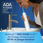 Waterpik Cordless Enhance 3000 Water Flosser With 2 Settings  2 Tips  White