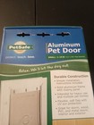 Petsafe Small 1-15lbs Freedom Aluminum Pet Door 5 1 4  X 8 1 8  Open Box As-is 