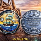     4 Year Aa Recovery Medallion Alcoholics Anonymous Sobriety Coin Recovery Token