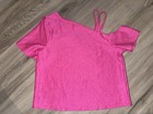 Balera Medium Child Hot Pink Crop Dance Top Shirt