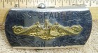 Vintage Uss Spadefish Ssn-668 Attack Submarine Us Navy Crew Issued Belt Buckle