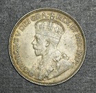1928 Canada Silver 25 Cents  Vf