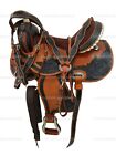 Cowgirl Western Saddle Barrel Racing Horse Pleasure Trail Tack Set 15 16 17 18