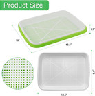 Microgreens Sprouter Tray Hydroponic Tray For Sprout Horticultural Hydropo 5 Pcs