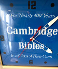 Pam Clock Cambridge Bibles Glass Front University Press 1986 Usa 15  See Video