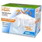 13 Gallon Fresh Scent Tall Kitchen Trash Bags With Drawstring  200-count