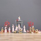 20pc New Christmas Tree Nativity Figures Set Series Statue Painted Decor Gift 