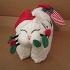 Vtg Whimsiclay Whimsy Clay Amy Lacombe 14  Peppermint Christmas Plush Pillow