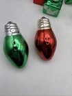 Lot Of 5 Vintage Christmas Salt   Pepper Shakers Green  Red  Gold