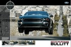 New 2019 Ford Mustang Bullitt Double Sided Dealership Ad Poster 24    X 36    