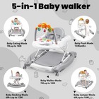 Baby Walker  5-in-1 Baby Walkers For Boys And Girls 6-12 Months With Bouncer    