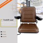 Universal Pvc Leather Forklift Seat Suspension Tractor Seat With 140   Adjustable