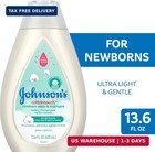 Johnson s Baby Comfort Touch Newborn Baby Wash   Shampoo  13 6 Fl Oz   Gentle 2-