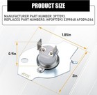 Wp3977393 For Whirlpool Roper Dryer Thermostat Thermal Fuse 325 Degree F