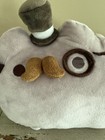 2017 Gund Pusheen Fancy Kitty Cat Plush Mustache Top Hat Monocle Stuffed Toy