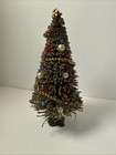 Vintage Doll House Miniature 1 12 Scale Bottle Brush Christmas Tree Decorated