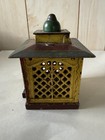 Antique Orig  1870s J e Stevens Hall s Excelsior Cast Iron Mechanical Bank